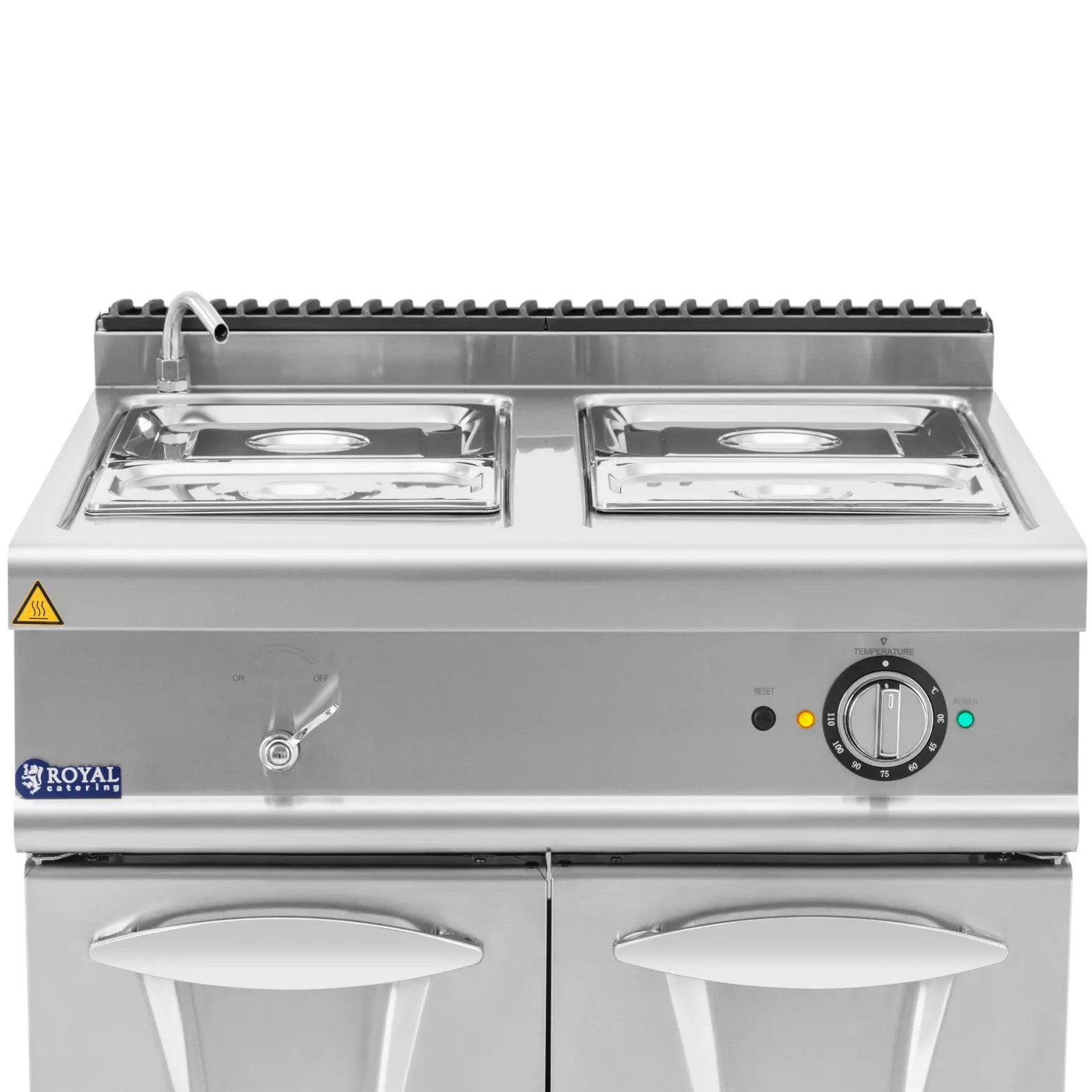 Food Warmers – Electric bain marie with cabinet and tap - Carlat