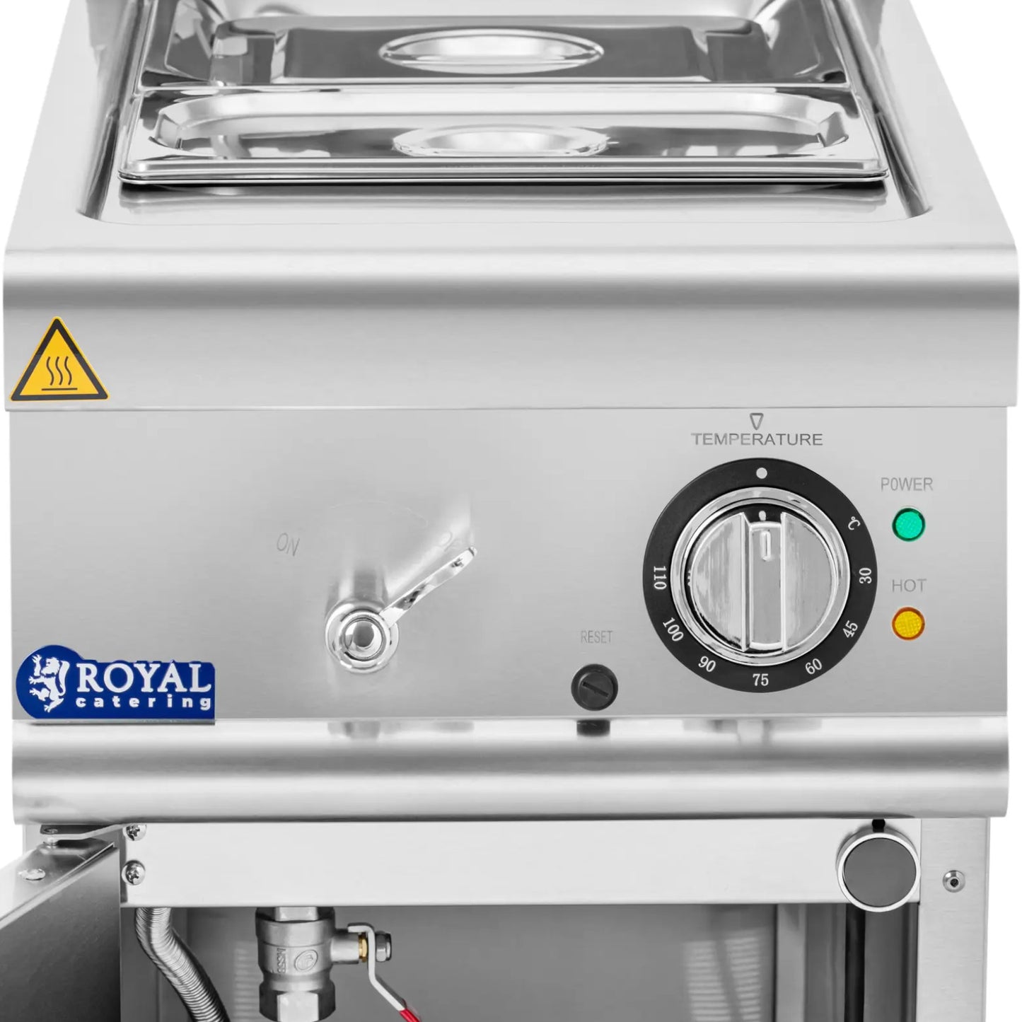 Food Warmers – Electric bain marie with cabinet and tap - Carlat