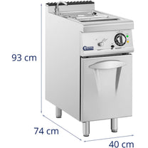 Food Warmers – Electric bain marie with cabinet and tap - Carlat