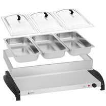 Food Warmers – Electric food warmer for 3 containers 400W - Carlat