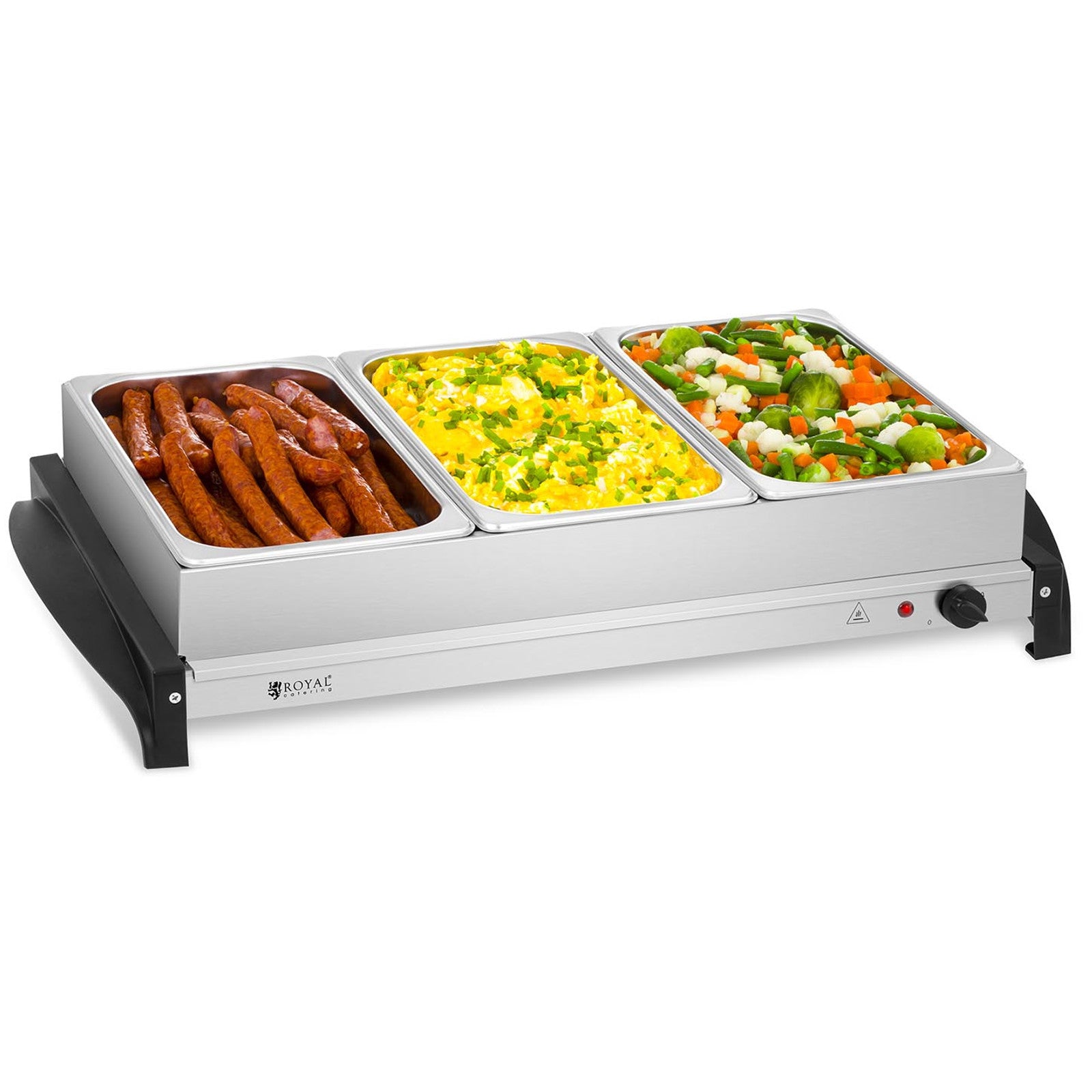 Food Warmers – Electric food warmer for 3 containers 400W - Carlat