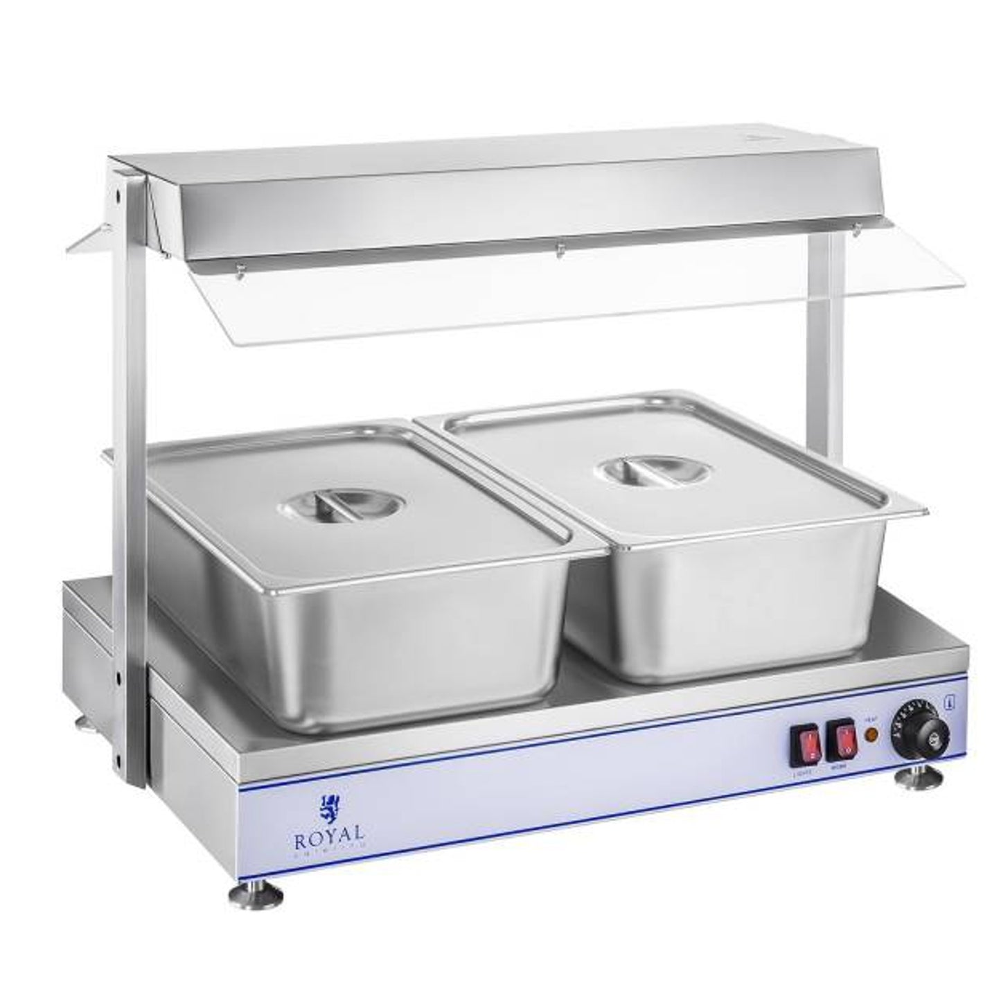 Food Warmers – Electric hob heating tray compact 2 halogen - Carlat