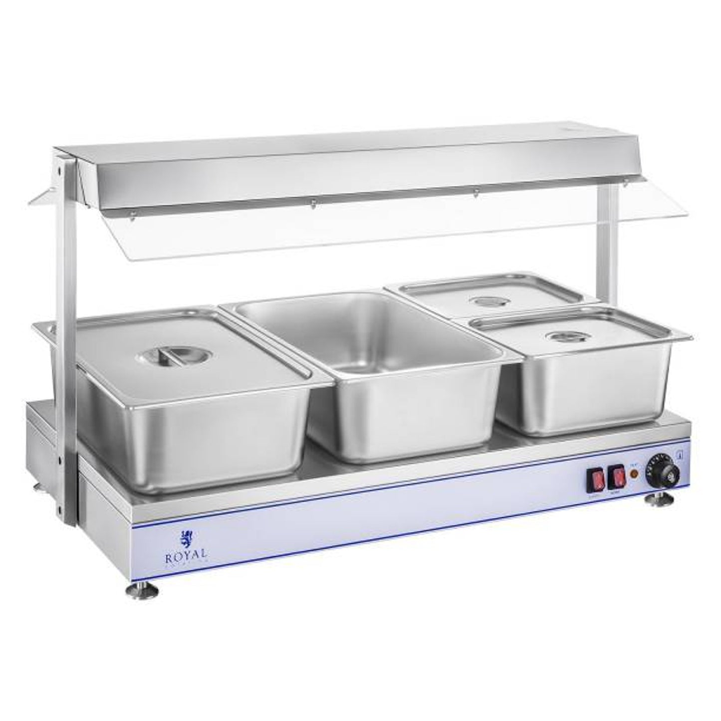 Food Warmers – Electric hob heating tray compact 3 halogen - Carlat