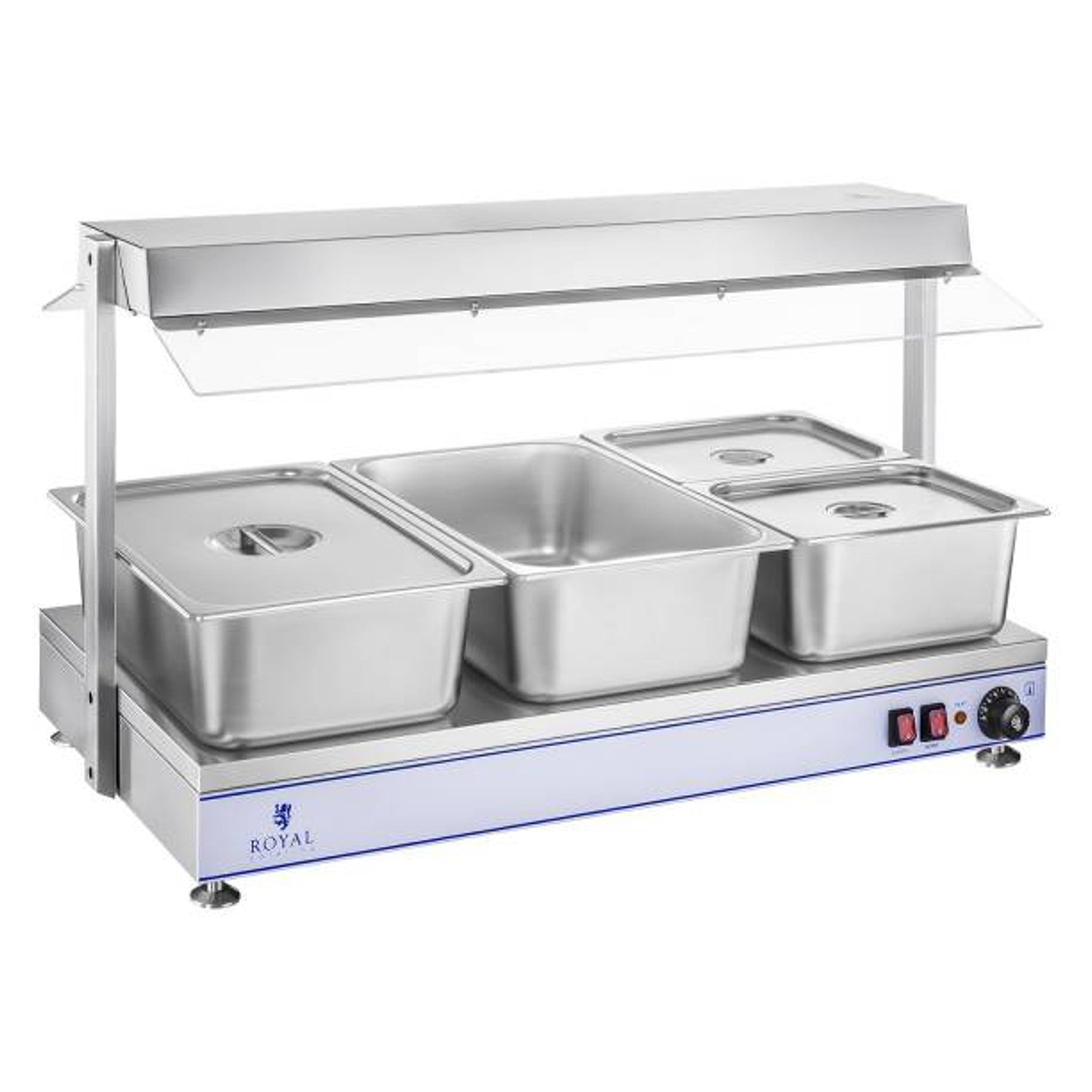 Food Warmers – Electric hob heating tray compact 3 halogen - Carlat