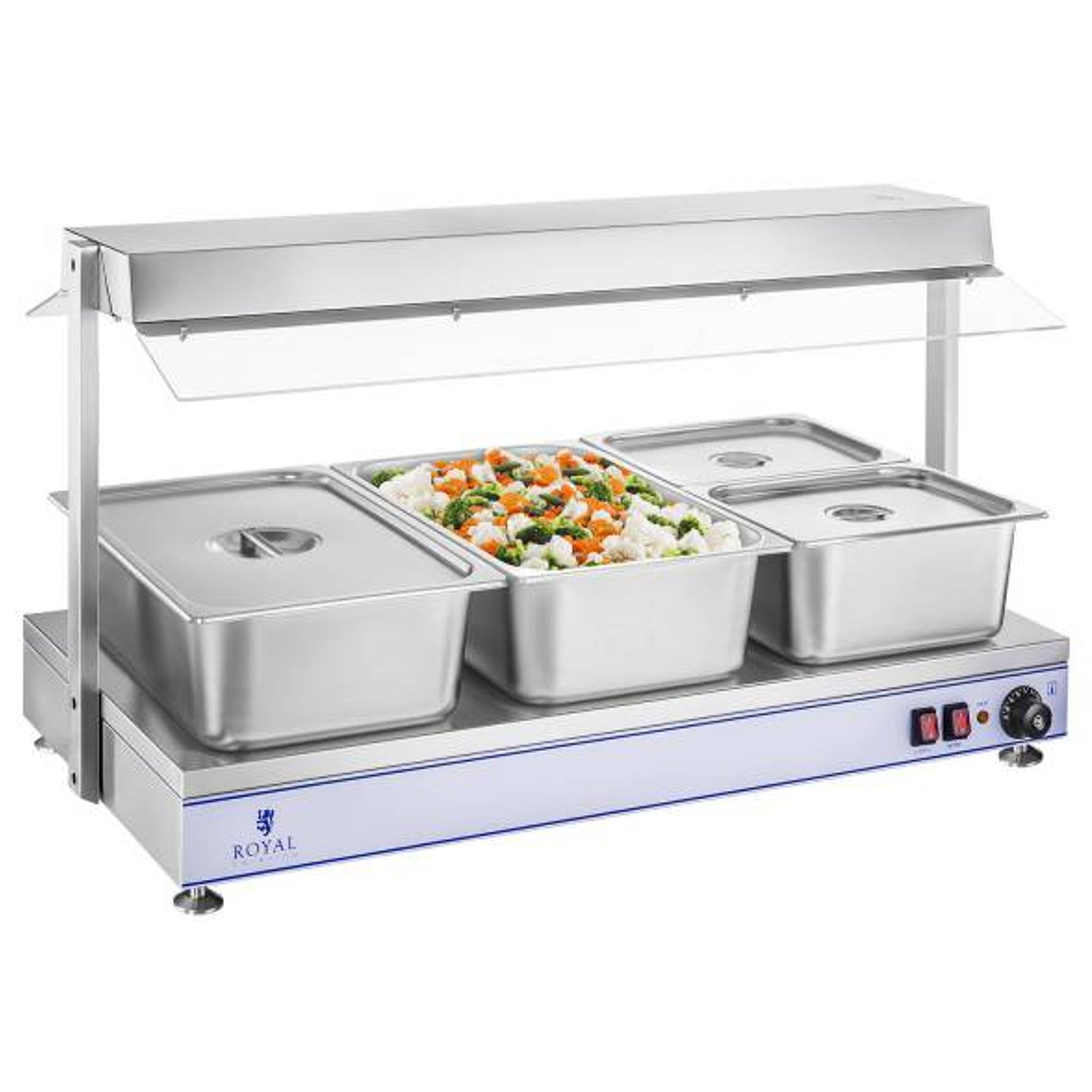 Food Warmers – Electric hob heating tray compact 4 halogen - Carlat
