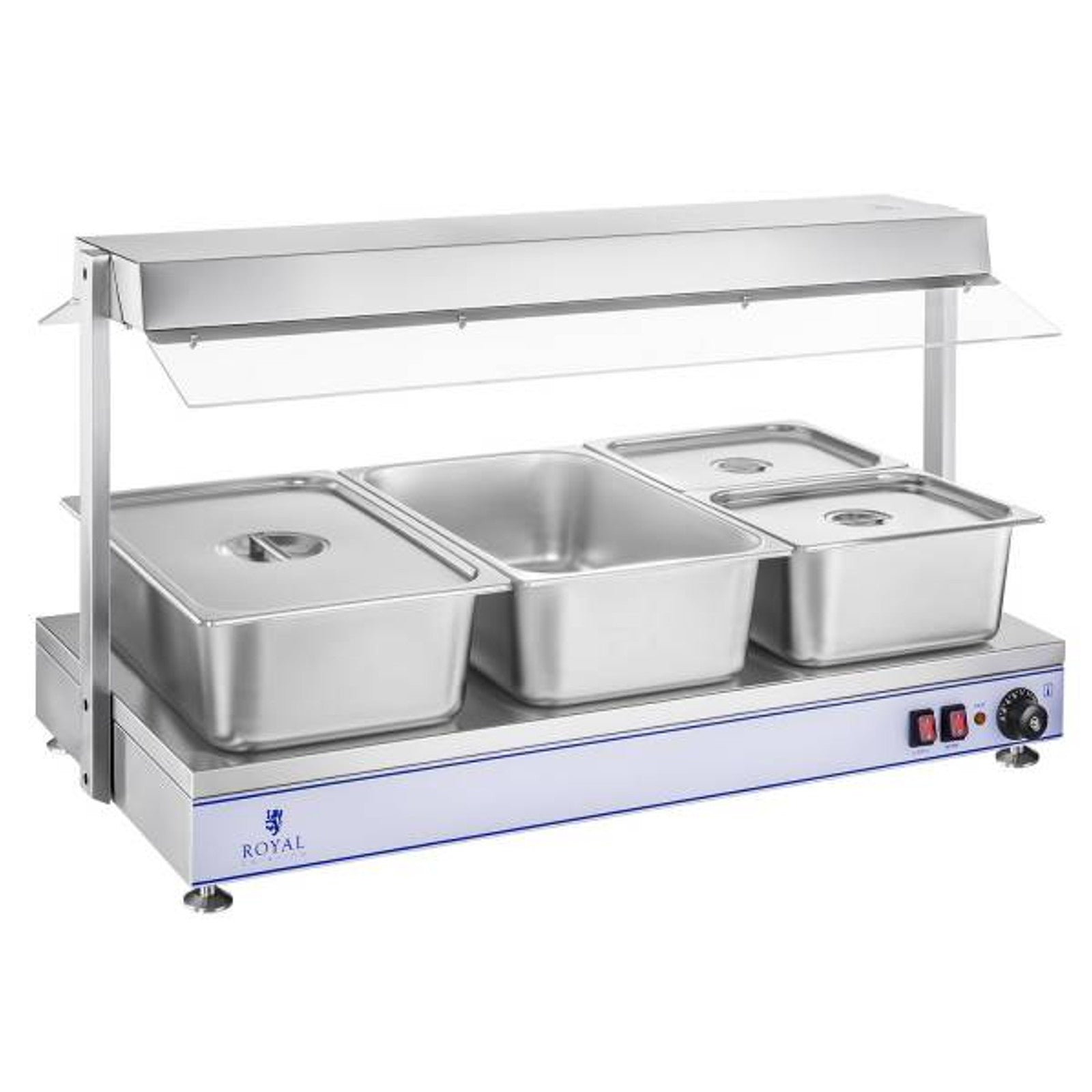 Food Warmers – Electric hob heating tray compact 4 halogen - Carlat