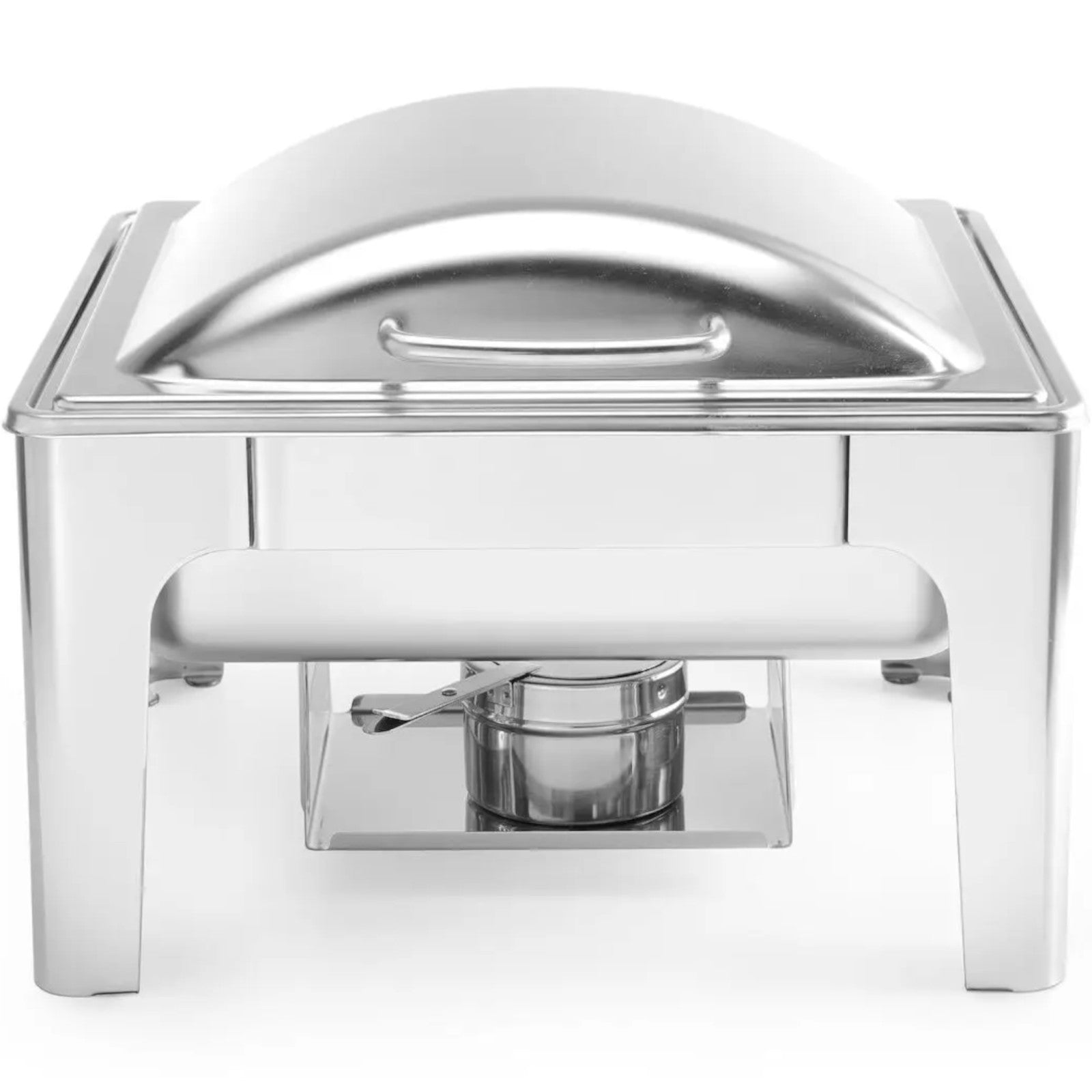 Food Warmers – Food warmer with candle paste, satin steel - Carlat