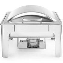 Food Warmers – Food warmer with candle paste, satin steel - Carlat