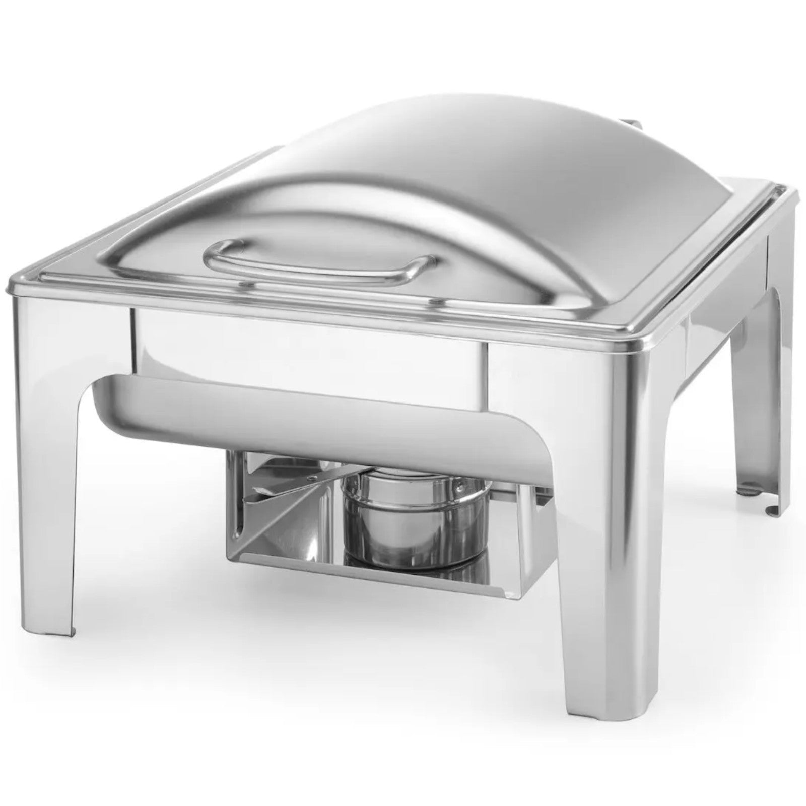 Food Warmers – Food warmer with candle paste, satin steel - Carlat