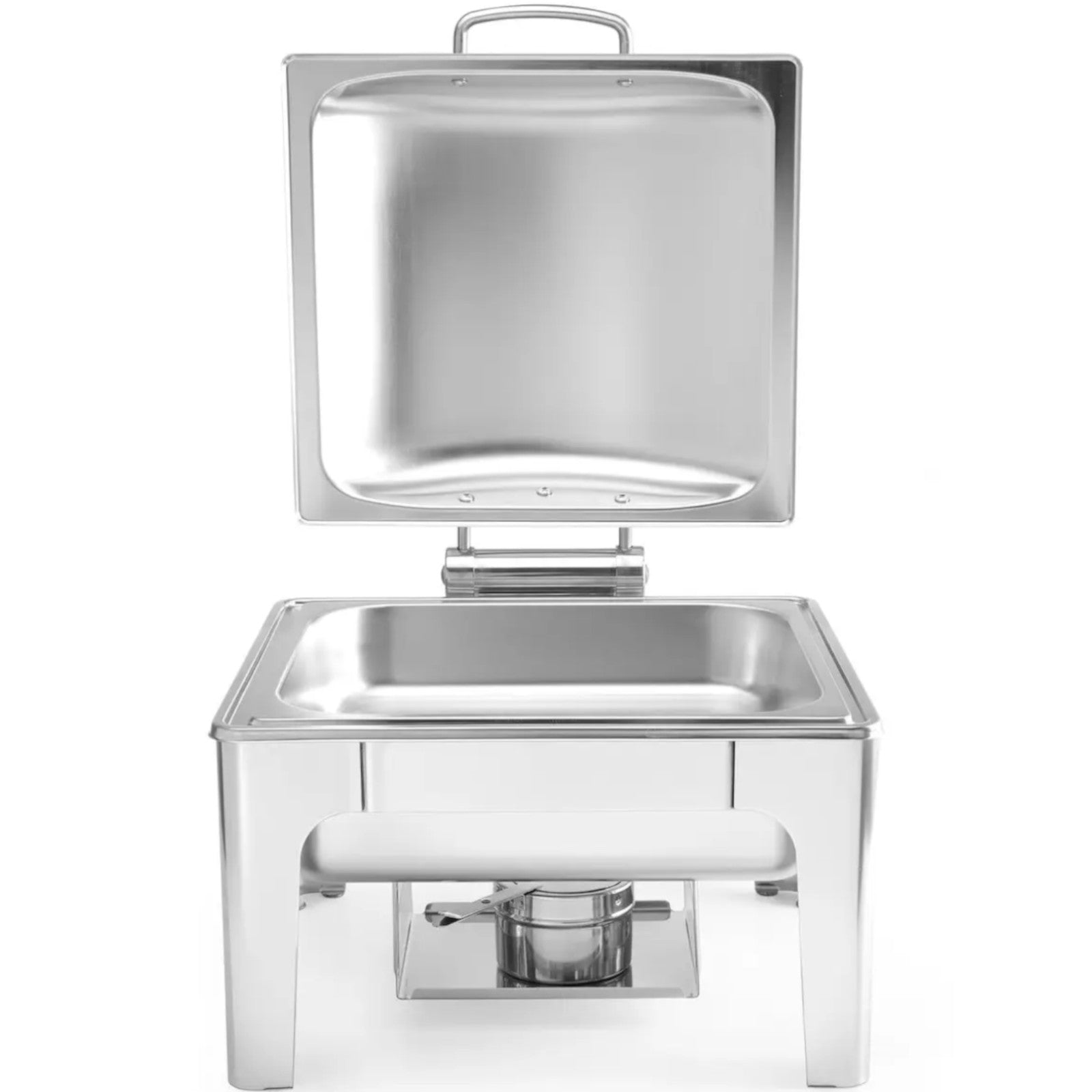 Food Warmers – Food warmer with candle paste, satin steel - Carlat