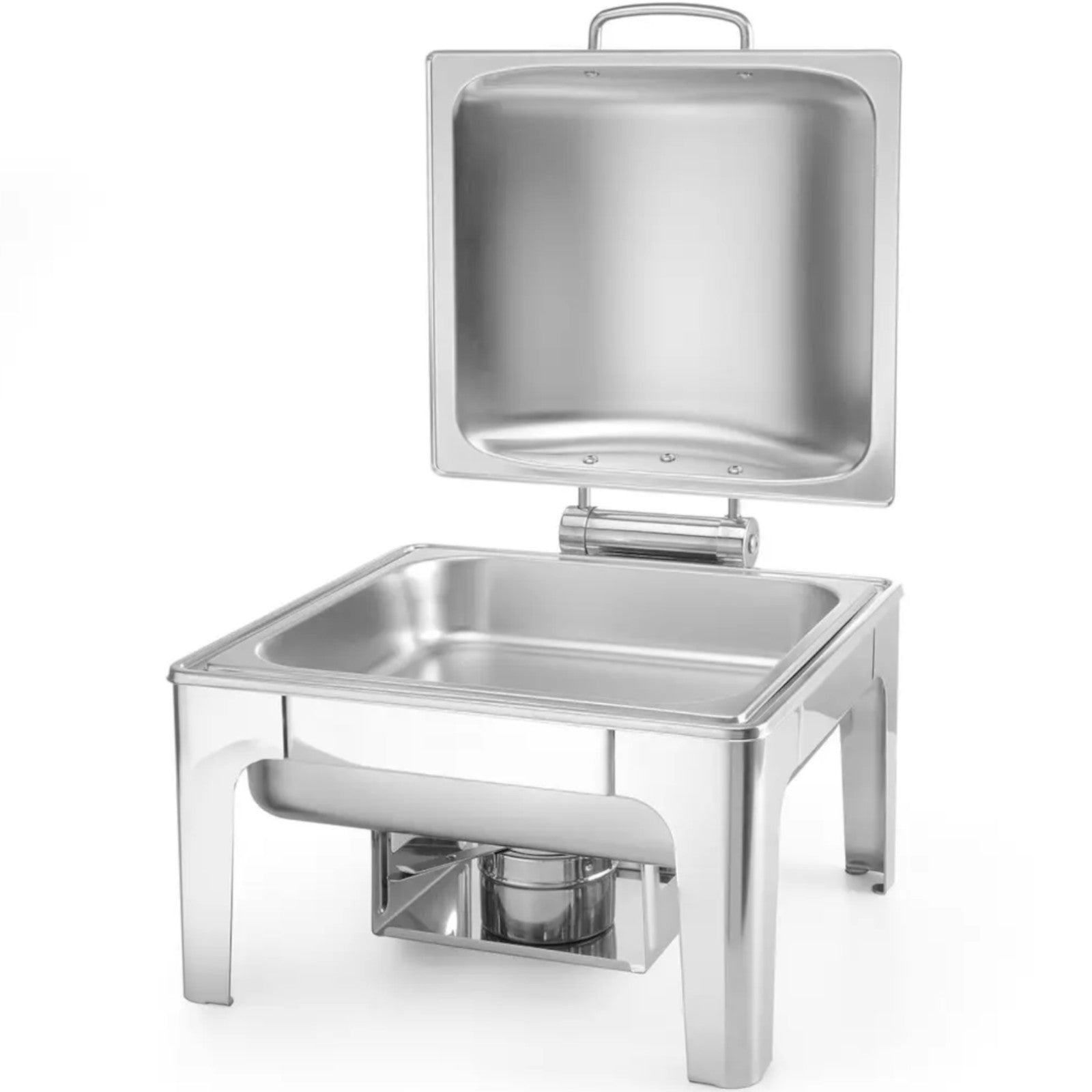 Food Warmers – Food warmer with candle paste, satin steel - Carlat