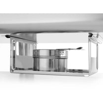 Food Warmers – Food warmer with candle paste, satin steel - Carlat