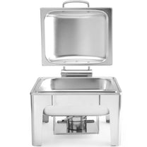 Food Warmers – Food warmer with candle paste, satin steel - Carlat