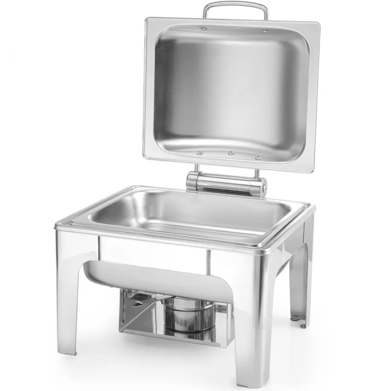 Food Warmers – Food warmer with candle paste, satin steel - Carlat