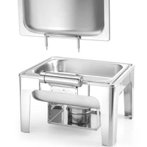 Food Warmers – Food warmer with candle paste, satin steel - Carlat