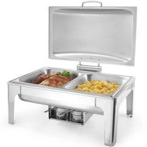 Food Warmers – Food warmer with candle paste, satin steel - Carlat