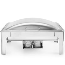 Food Warmers – Food warmer with candle paste, satin steel - Carlat