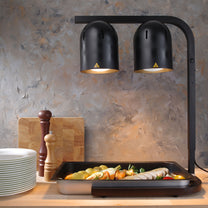 Food Warmers – Heating lamp for heating French fries, black, - Carlat