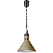 Food Warmers – Pendant conical food warming lamp. 275 mm - Carlat