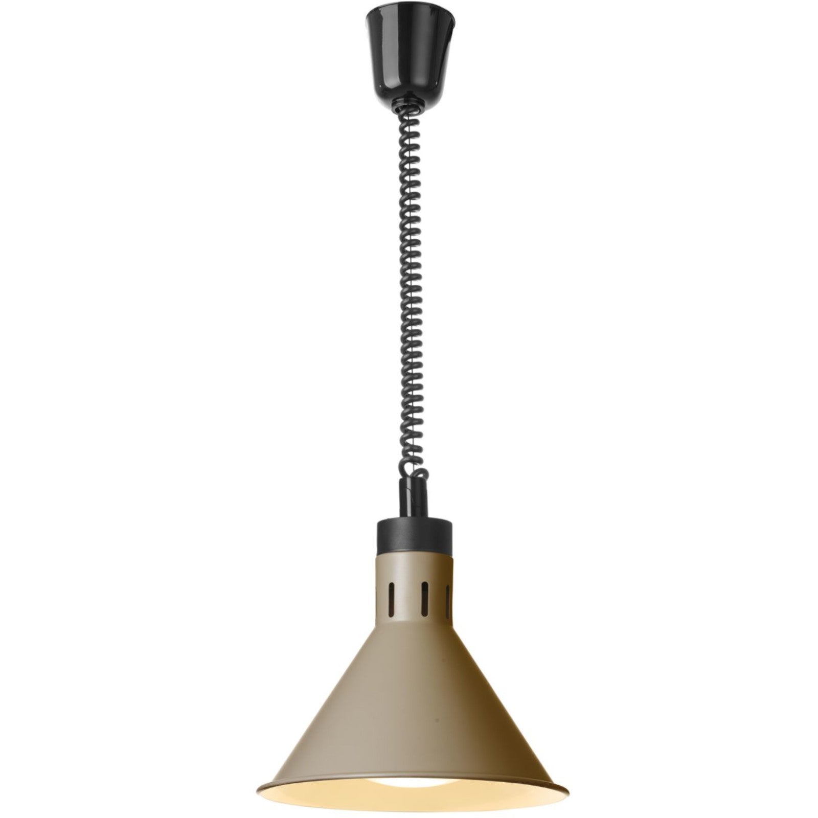 Food Warmers – Pendant conical food warming lamp. 275 mm - Carlat