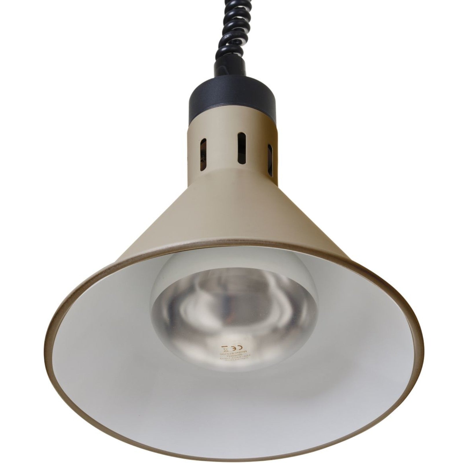 Food Warmers – Pendant conical food warming lamp. 275 mm - Carlat