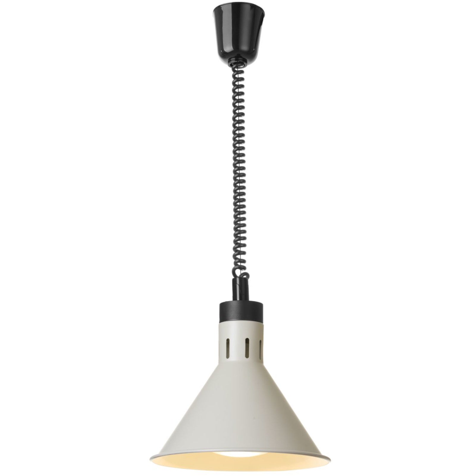 Food Warmers – Pendant conical food warming lamp. 275 mm - Carlat