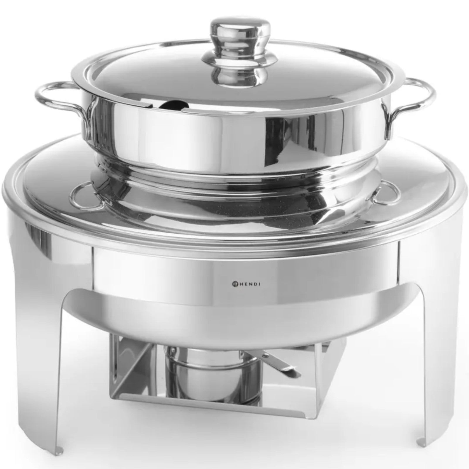Food Warmers – Soup candle paste warmer, polished steel, 10L - Carlat