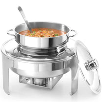 Food Warmers – Soup candle paste warmer, polished steel, 10L - Carlat