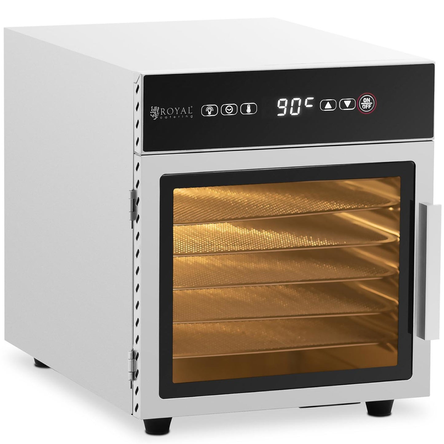 Food dryer for mushroom fruit fruit vegetables herbs 6 gratings 30-90 C 500 W - Carlat