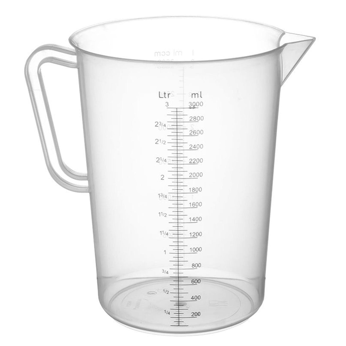 Food measure with scale of polypropylene 3 l - Hendi 567401 - Carlat