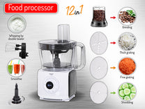 ADLER Food processors – AD 4224 12-in-1 LCD Food Processor – image 18