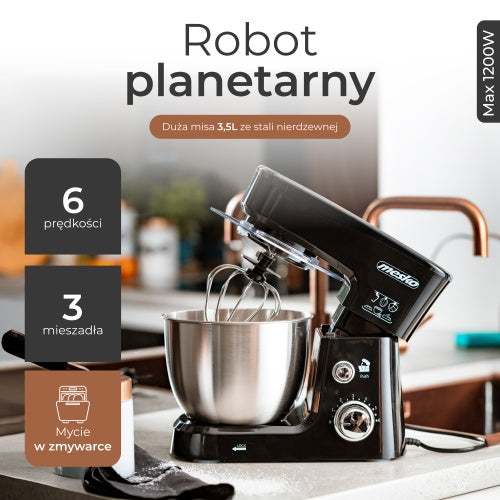 MESKO Food processors – MS 4217 1200 W Planetary Mixer – image 13