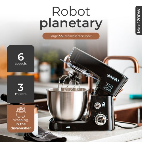 MESKO Food processors – MS 4217 1200 W Planetary Mixer – image 15