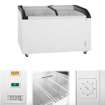 Freezer box shop with lock and glass top up to -25Deg C 355L - Carlat