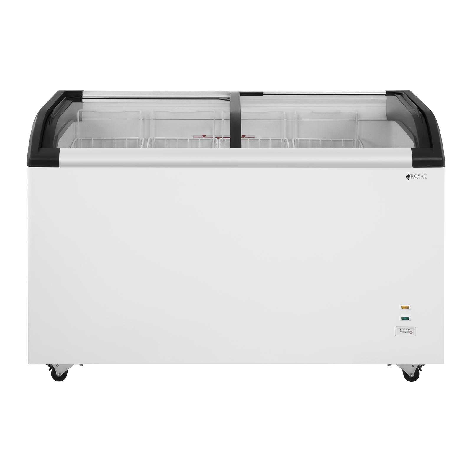 Freezer box shop with lock and glass top up to -25Deg C 355L - Carlat
