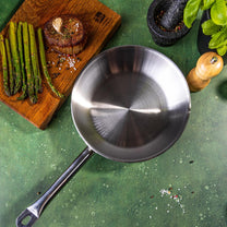 Frying – Frying pan, 21ct stainless steel, 20 cm, Kinghoff, KH-2018 - Carlat