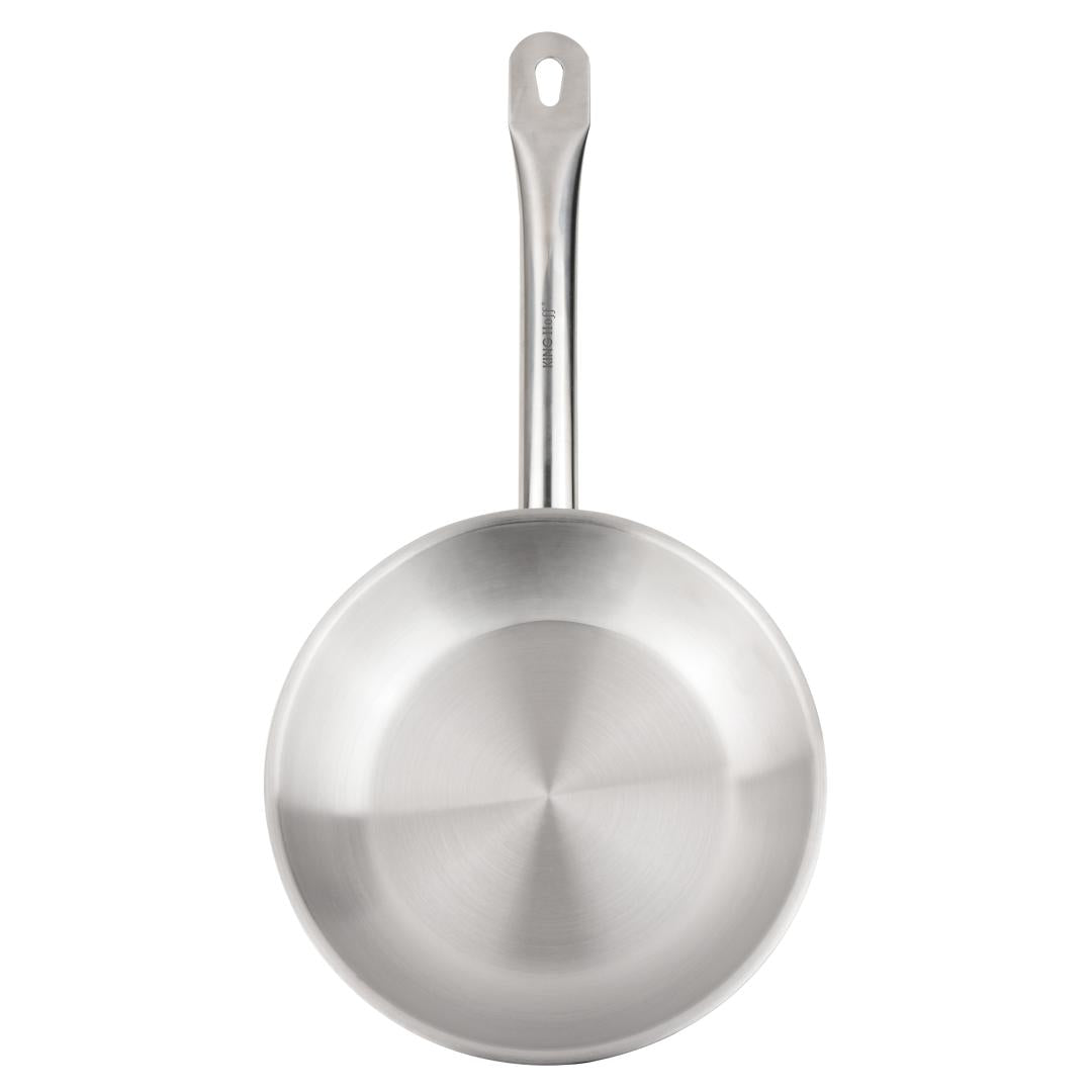 Frying – Frying pan, 21ct stainless steel, 20 cm, Kinghoff, KH-2018 - Carlat