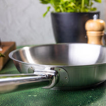 Frying – Frying pan, 21ct stainless steel, 20 cm, Kinghoff, KH-2018 - Carlat
