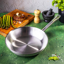 Frying – Frying pan, 21ct stainless steel, 20 cm, Kinghoff, KH-2018 - Carlat