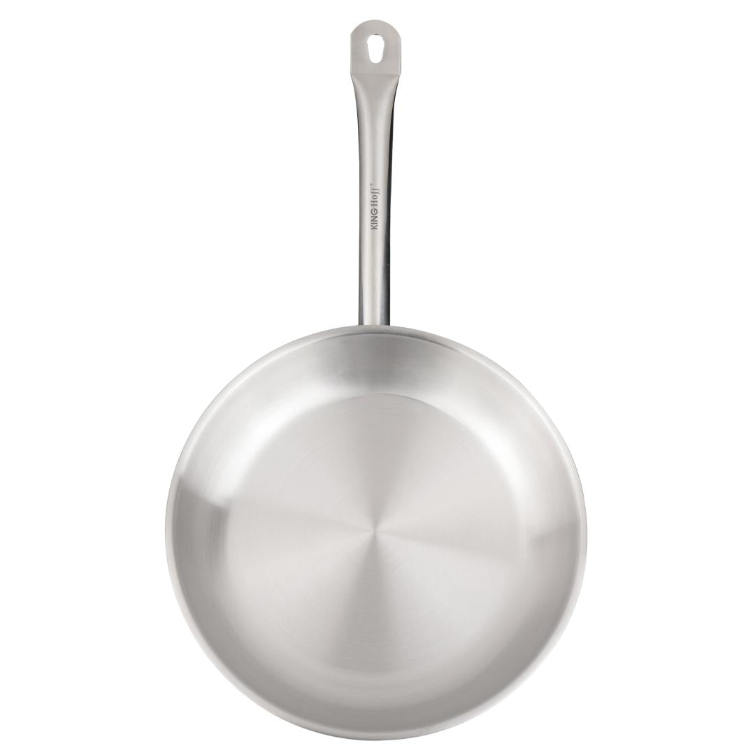 Frying – Frying pan, 21ct stainless steel, 20 cm, Kinghoff, KH-2018 - Carlat