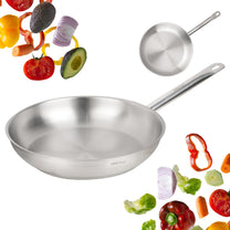 Frying – Frying pan, 21ct stainless steel, 20 cm, Kinghoff, KH-2018 - Carlat