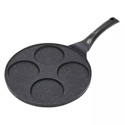 Frying pan for pancakes and crepes, aluminum, black marble finish, 26.5 cm diameter, Kinghoff - Carlat