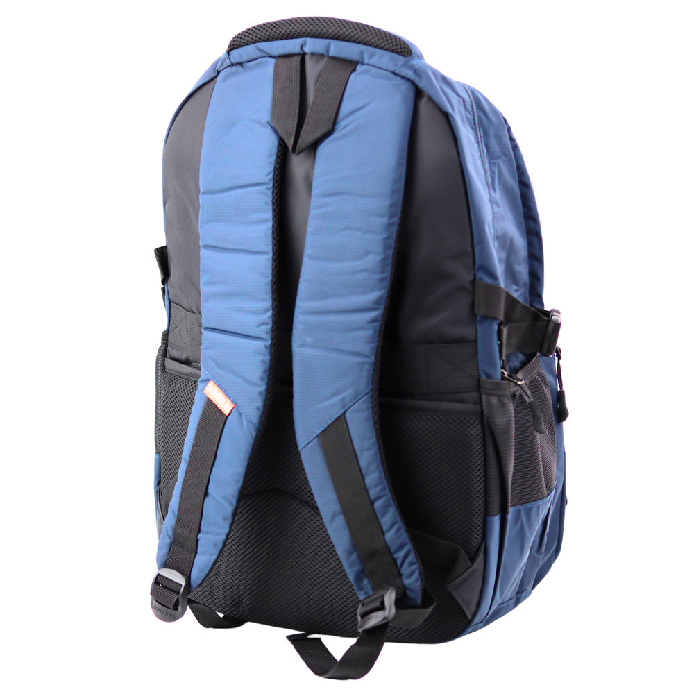 LEAN Functional City Backpack with 9 Pockets, Navy Blue, 35L, 48 cm