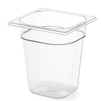 GN transparent container of polycarbonate GN 1/6 100 mm - Hendi 861721 - Carlat