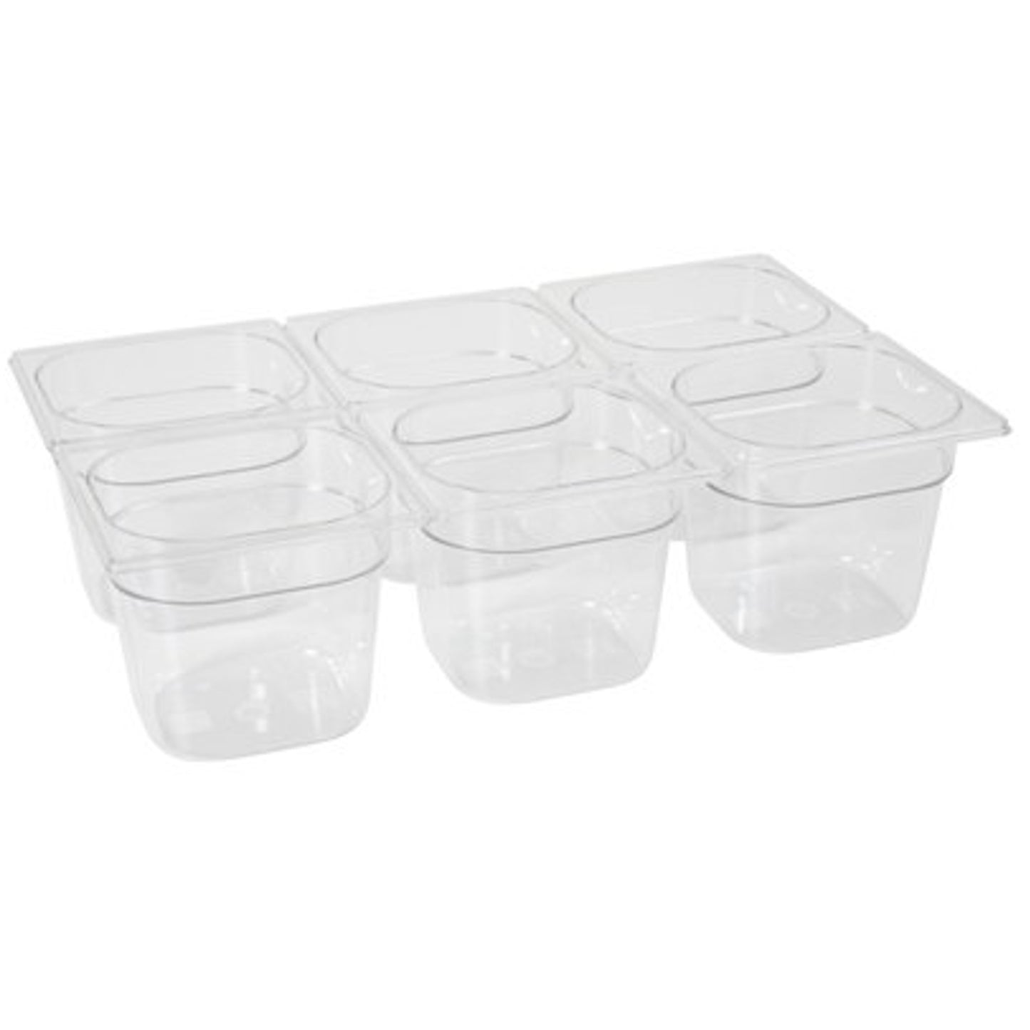 GN transparent container of polycarbonate GN 1/6 100 mm - Hendi 861721 - Carlat