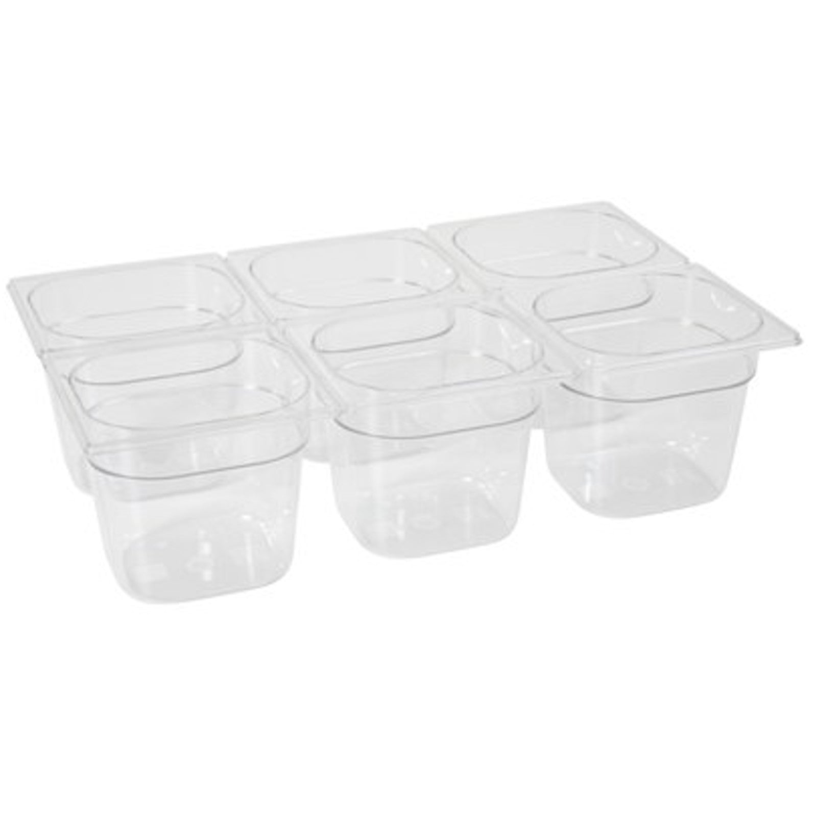 GN transparent container of polycarbonate GN 1/6 100 mm - Hendi 861721 - Carlat