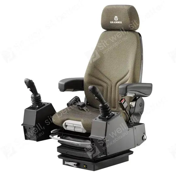 Grammer MSG85/722 construction suspension seat fabric - Grammer Mechanical suspended seat