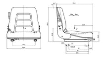GS12 Mechanical suspension seat - Carlat