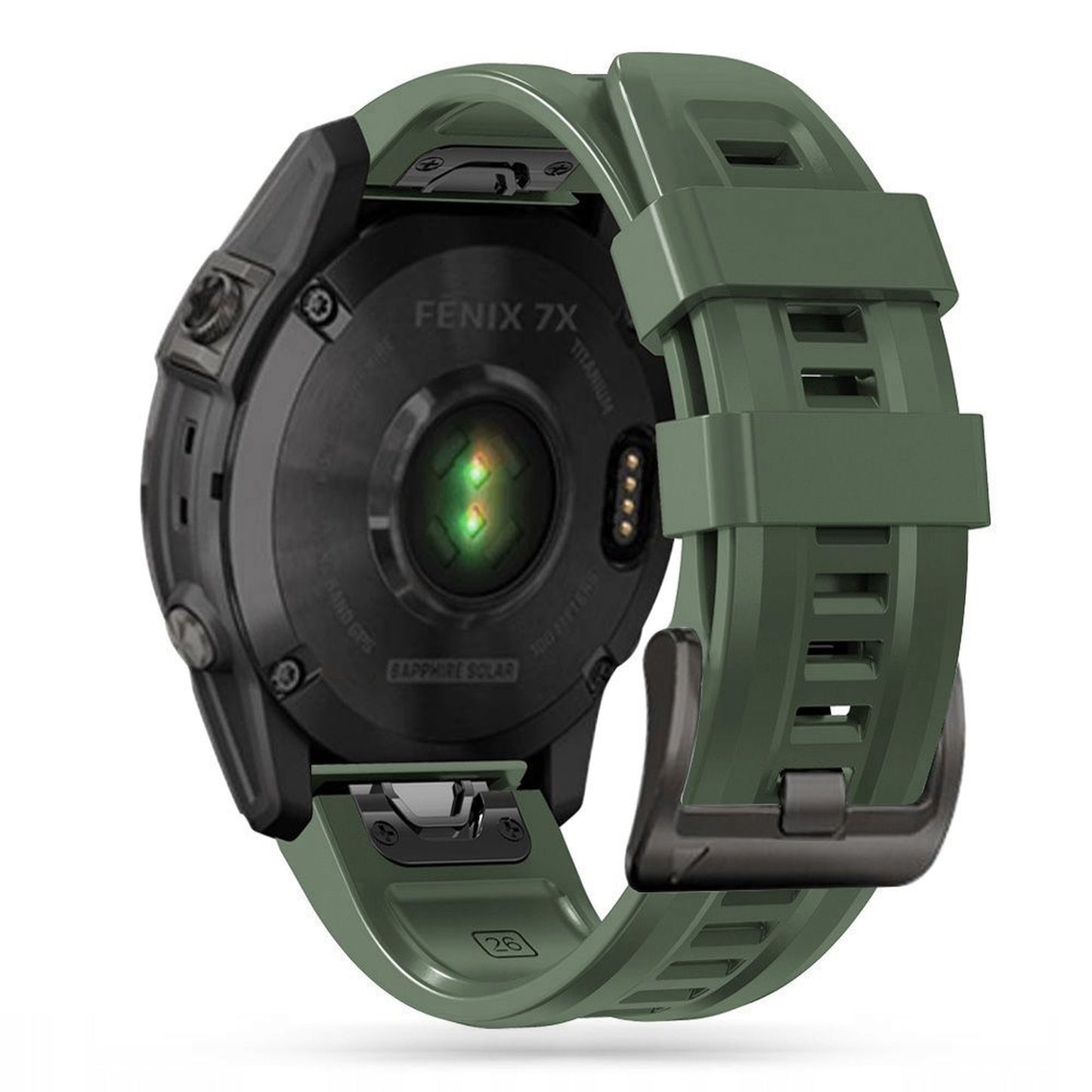 Garmin Fenix 5 / 6 / 6 Pro / 7 IconBand watch strap - green - Carlat