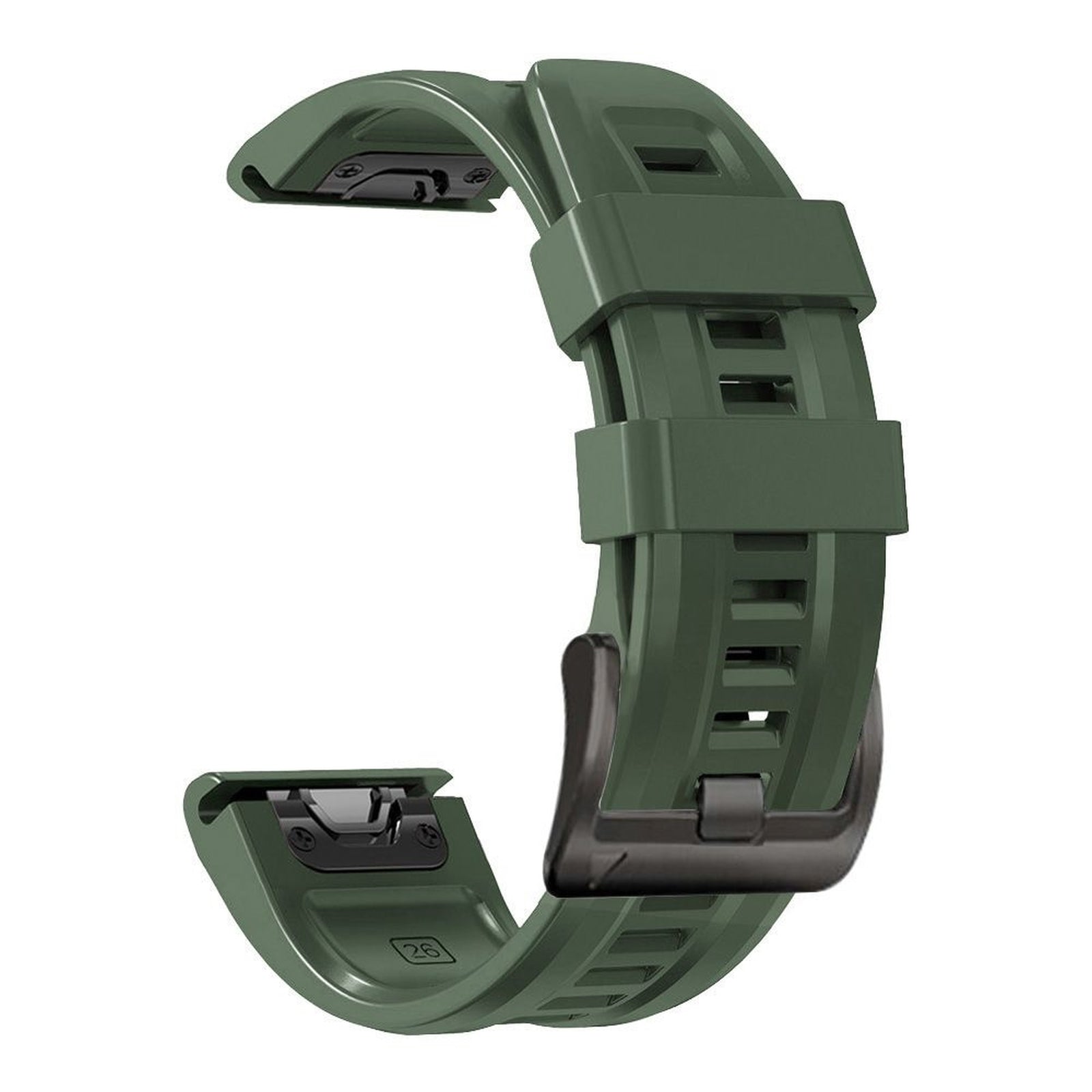 Garmin Fenix 5 / 6 / 6 Pro / 7 IconBand watch strap - green - Carlat